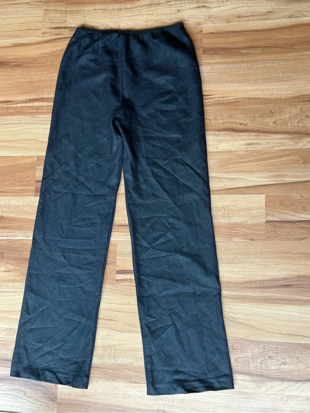 100% linen reformation black pants